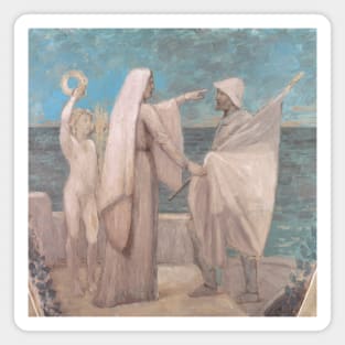 Study for Patriotism by Pierre Puvis de Chavannes Magnet